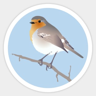 European Robin Sticker